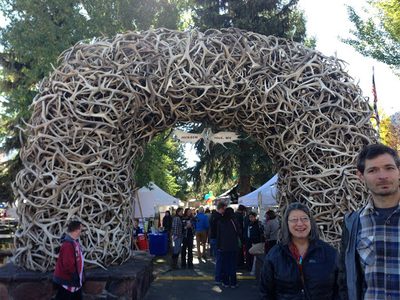 Elk Antler Arches, Jackson Hole