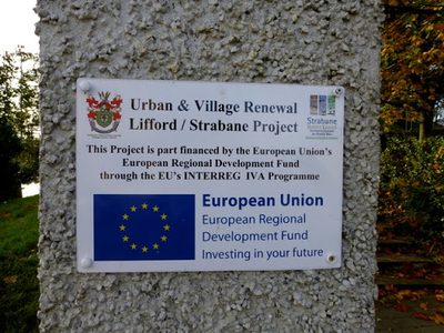 Plaque, Lifford / Strabane Project