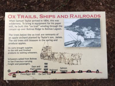 Ox trails, ships and railroads