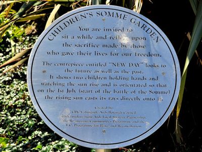 The Somme memorial garden, Cloughey (3)