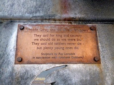 Freddie Gilroy: Plaque