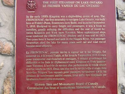 The First Steamship on Lake Ontario