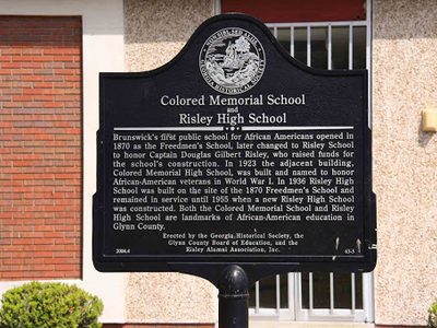 Colored Memorial School and Risley High School
