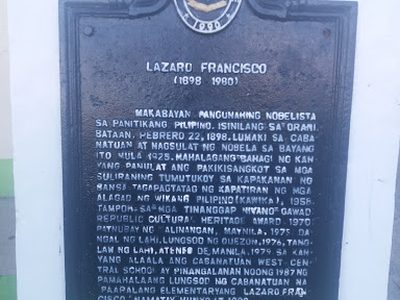Lazaro Francisco historical marker