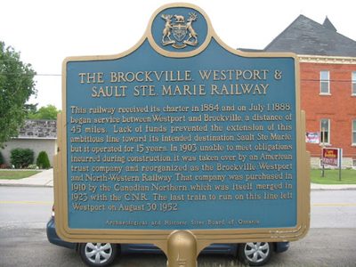 The Brockville, Westport & Sault Ste. Marie Railway