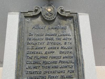 Panay Landing historical marker