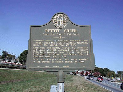 Pettit Creek Camp-Site Federal 23rd Corps