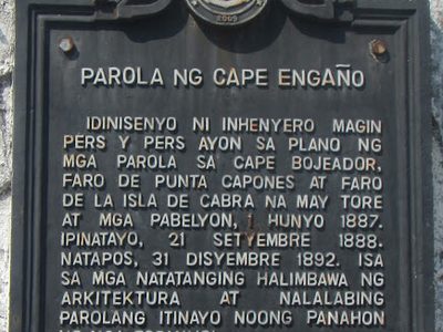 Cape Engaño Lighthouse historical marker