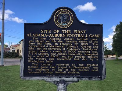 Site of the First Alabama-Auburn Football Game