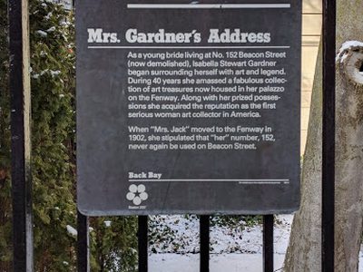 Mrs. Gardner's Address