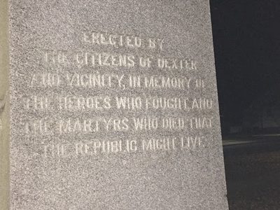 Dexter, Michigan - Civil War Monument