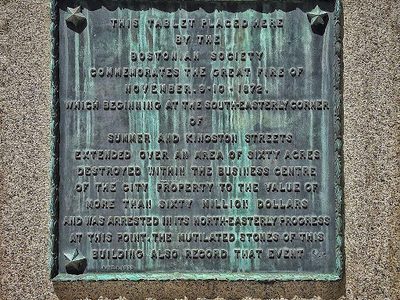 The Great Fire of 1872, Boston