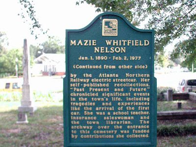 Mazie Whitfield Nelson (Side 2)