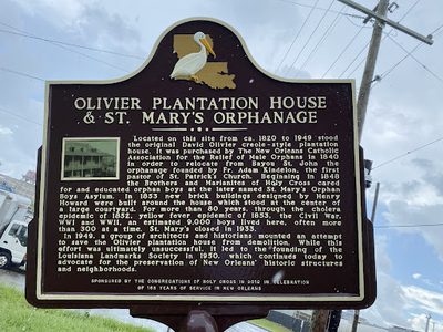 Olivier Plantation House & St. Mary's Orphanage