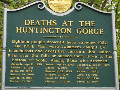 Deaths at the Huntington Gorge