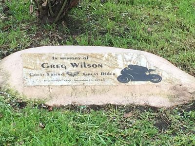 In Memory of Greg Wilson Great Friend Great Rider