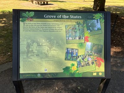 Grove of the States -- Oregon Heritage Tree Site