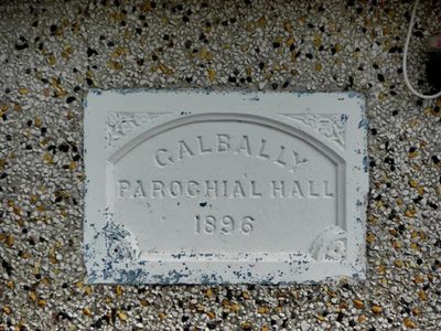 Plaque, Galbally Parochial Hall