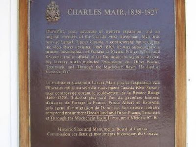 Charles Mair, 1838-1927