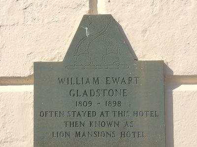 Gladstone stayed here