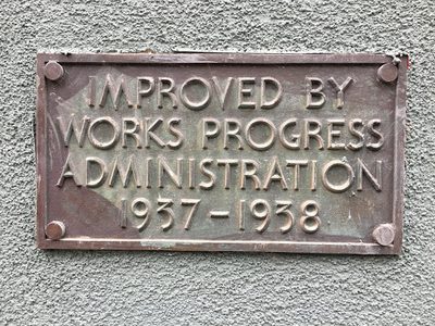 Improved by Works Progress Aministration 1937 - 1938