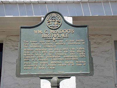 Wm. G. McAdoo's Birthplace