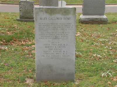 Mary Galloway Home Memorial