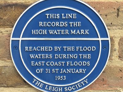 1953 East Coast Floods High Water Mark
