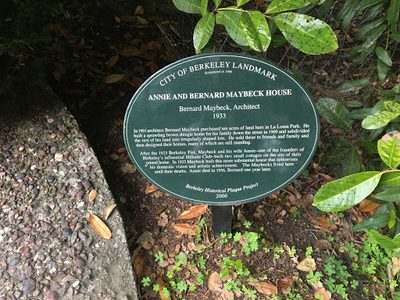 Dueling Berkeley Plaques, or 'Plaque and Anti-Plaque'