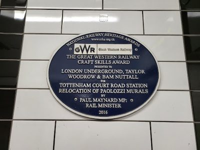 Relocation of Paolozzi Murals