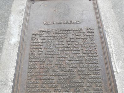 Villa de Arevalo historical marker