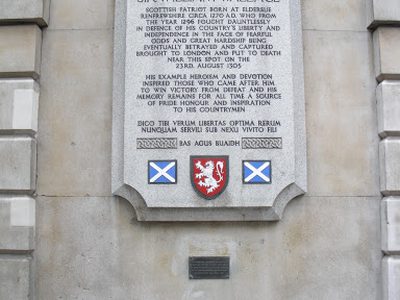 To the immortal memory of Sir William Wallace