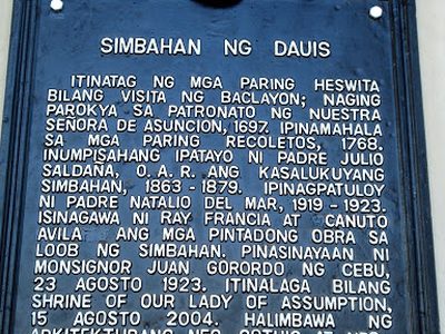 Church of Dauis historical marker