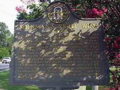 Sherman's Right Wing