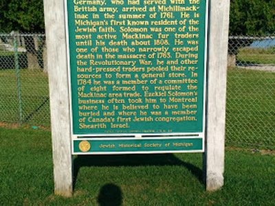 MICHIGAN'S FIRST JEWISH SETTLER