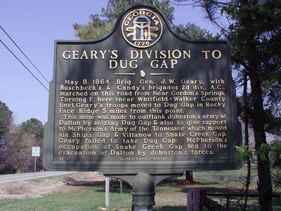 Geary's Division to Dug Gap