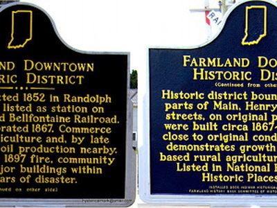 Farmland Downtown Historic District
