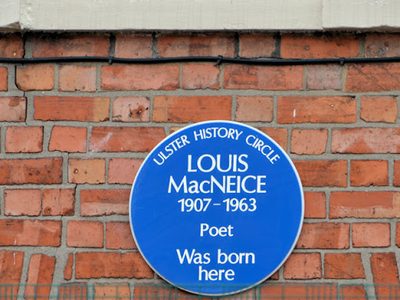 Louis MacNeice plaque, Belfast