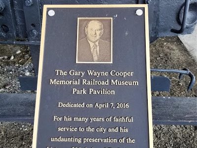 The Gary Wayne Cooper Memorial Railroad Museum Park Pavilion