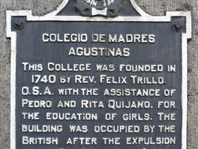 College of the Augustinian Sisters historical marker