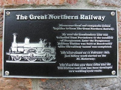 The Great Northern Railway Plaque