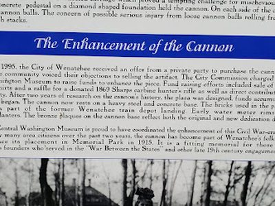 Wenatchee Civil War Cannon Enhancement