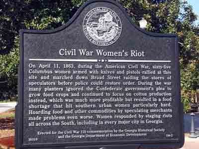 Civil War Women’s Riot