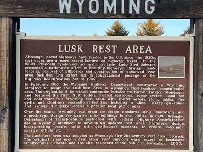 Lusk Rest Area