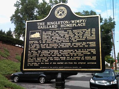 Singleton/Wimpy/Gaillard Homeplace