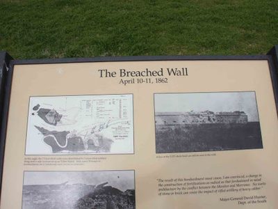 The Breached Wall / April 10-11, 1862