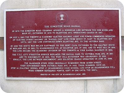 The Kingston Road Radial