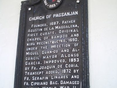 Church of Pagsanjan historical marker