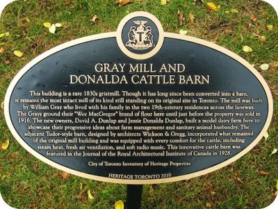 Gray Mill and Donalda Cattle Barn