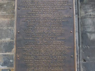 21 June 1621: 27 Bohemian nobles executed in Prague for rebellion